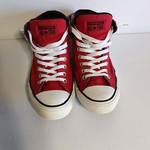 Converse CHUCK TAYLOR ALL STAR HIGH STREET Black Red 169110F Size Men 8.5 W 10.5 - Picture 1 of 10